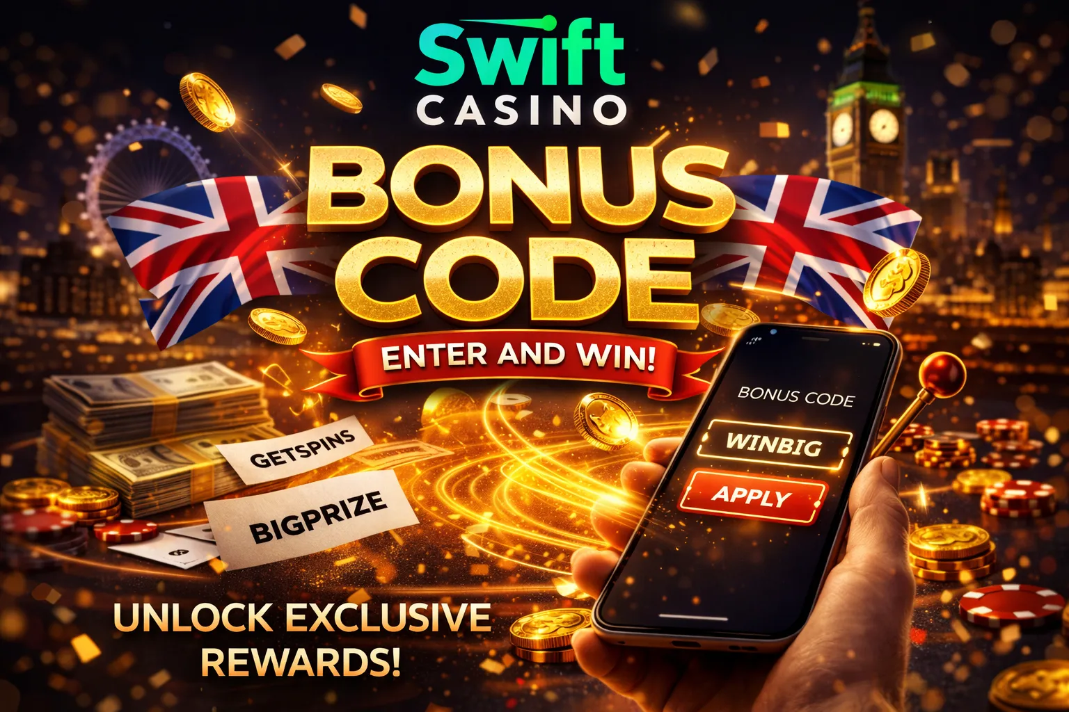 Bonus Code Swift Casino